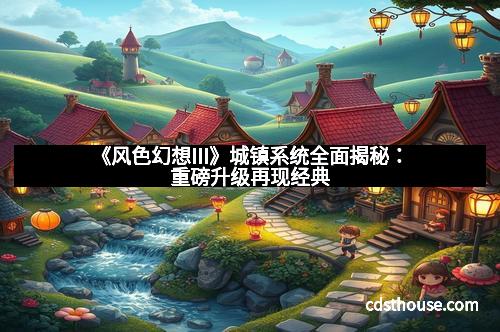 《风色幻想III》城镇系统全面揭秘：重磅升级再现经典